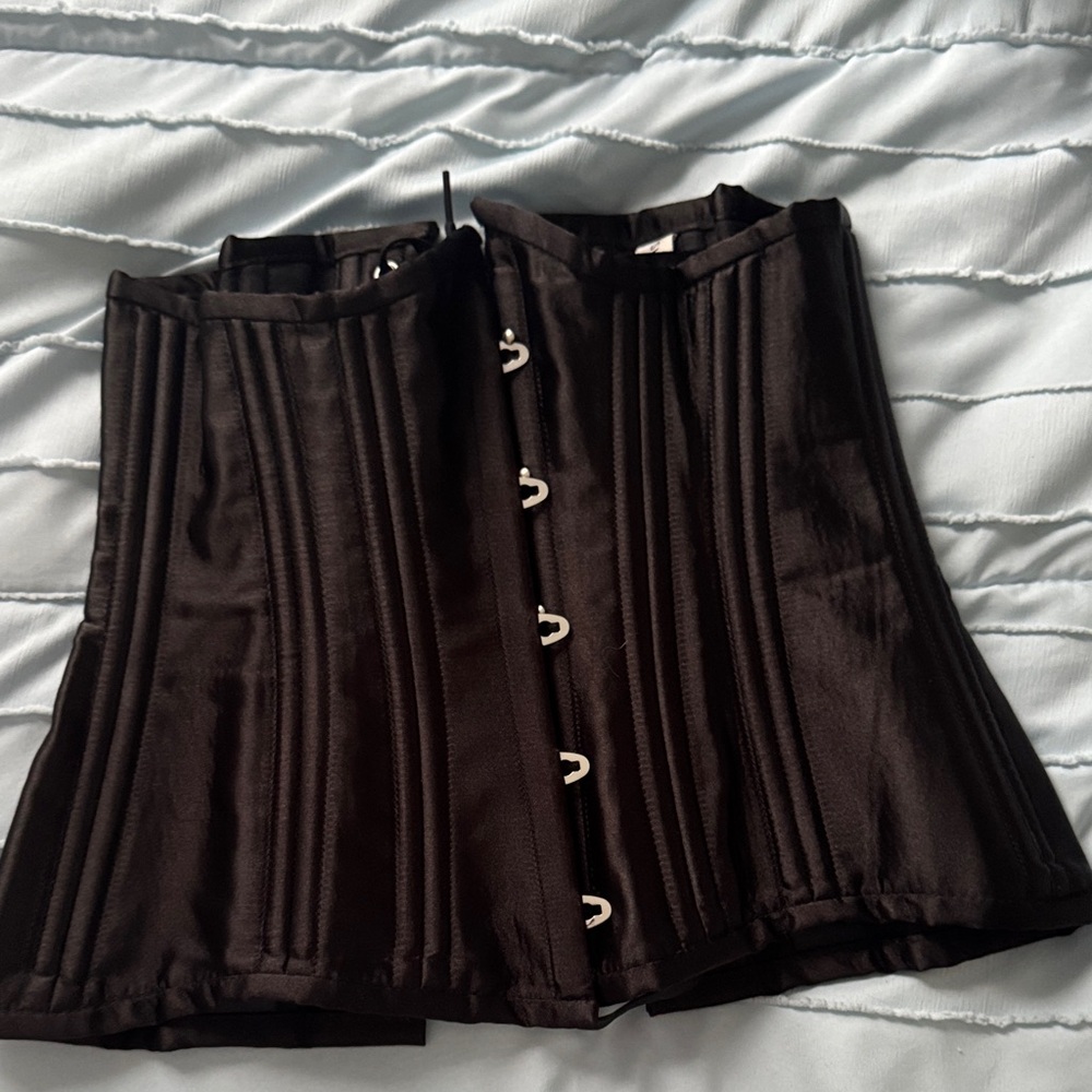 Chic Black Corset Skirt